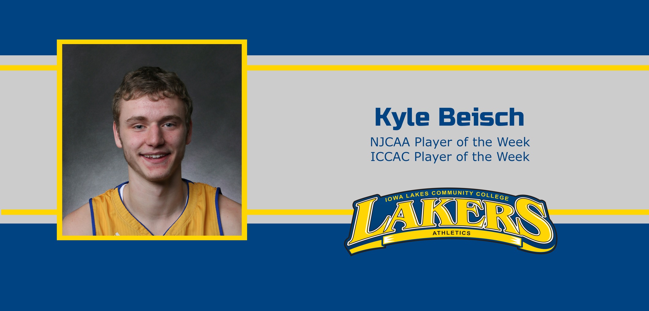 Beisch named NJCAA and ICCAC Athlete of the Week