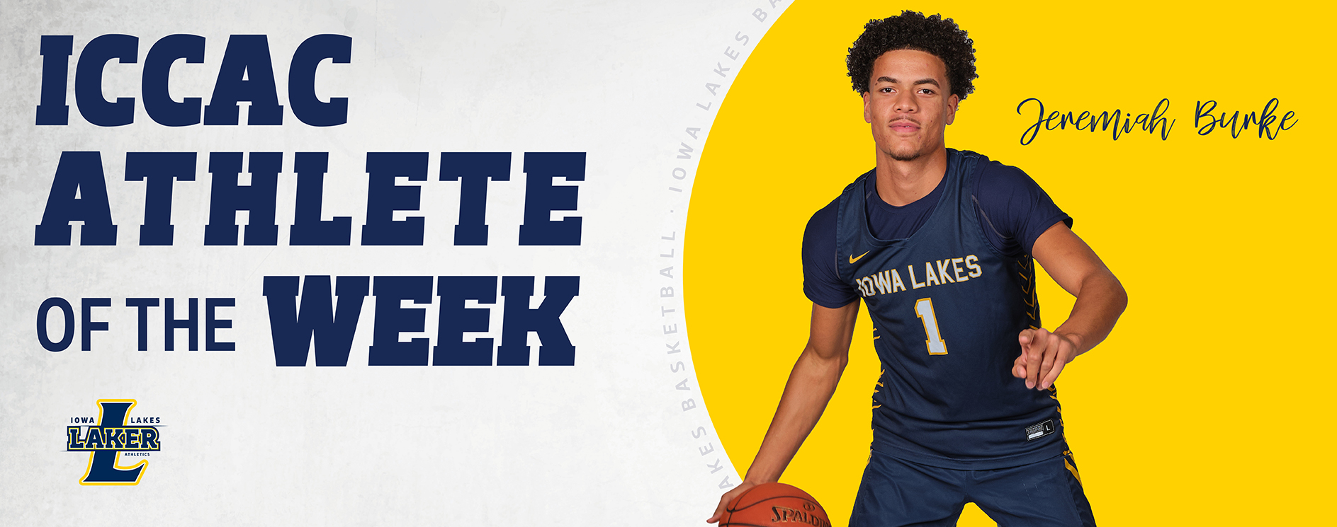 Jeremiah Burke Named ICCAC Athlete of the Week