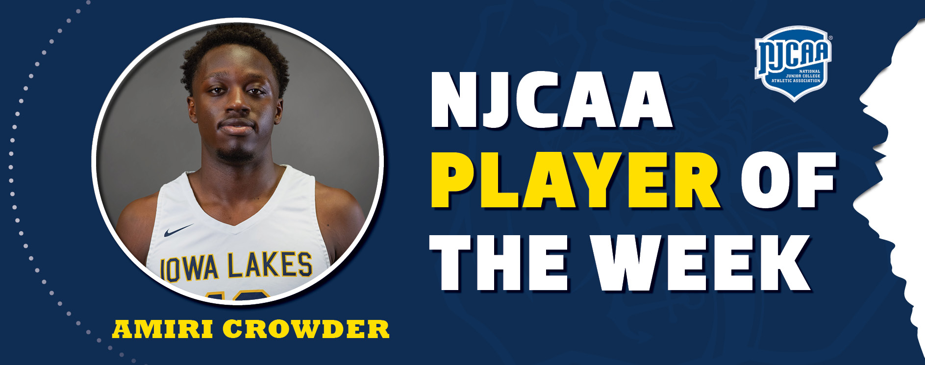 Crowder named NJCAA Athlete of the Week