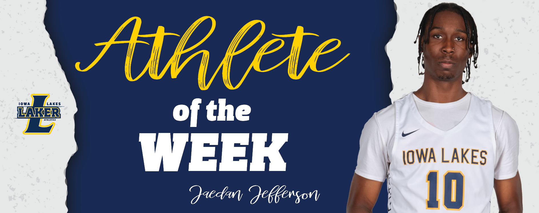 Men's Basketball's Jaedan Jefferson Named ICCAC Athlete of the Week