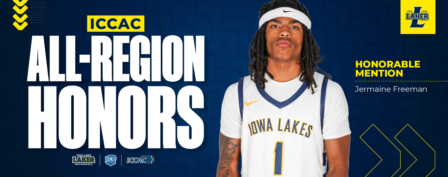 Jermaine Freeman earns ICCAC All-Region Honorable Mention