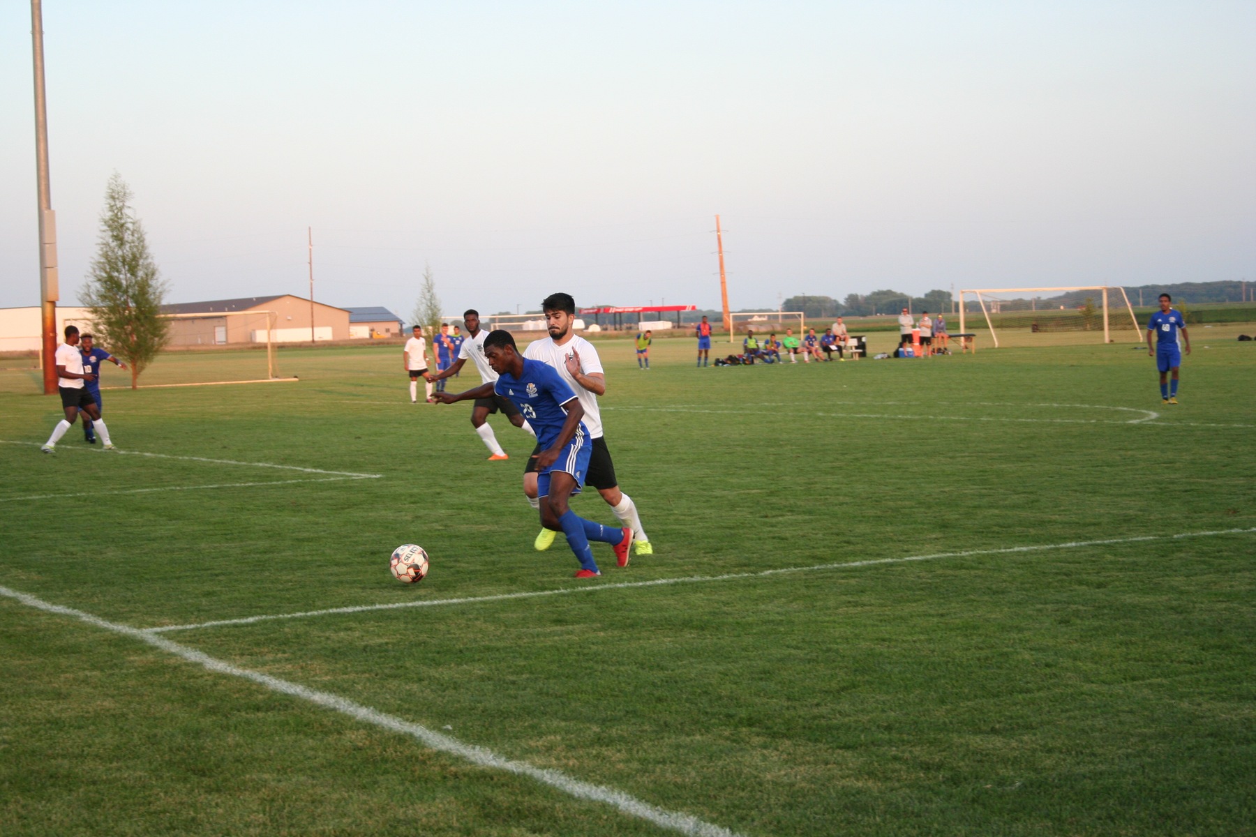 Lakers Cruise past Anoka-Ramsey 7-1, Brown and Bryan with 2 goals each.