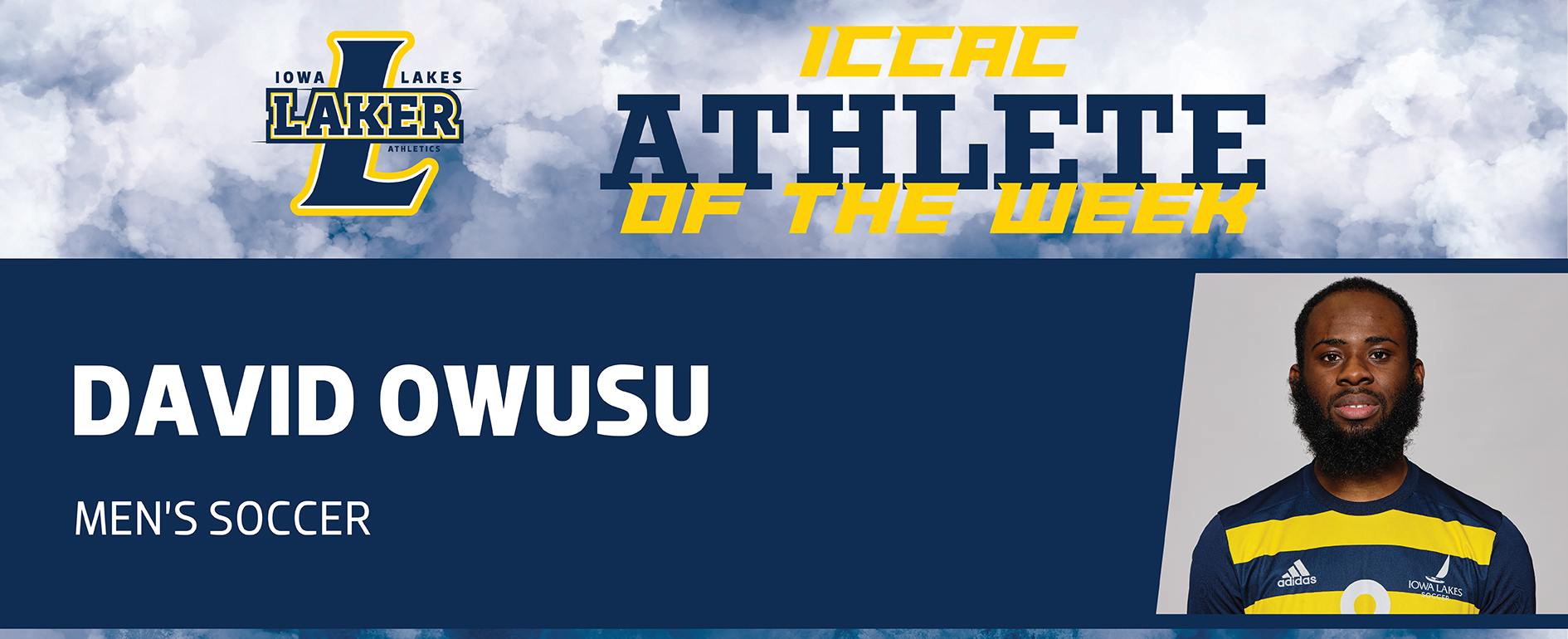 DAVID OWUSU NAMED ICCAC PLAYER OF THE WEEK