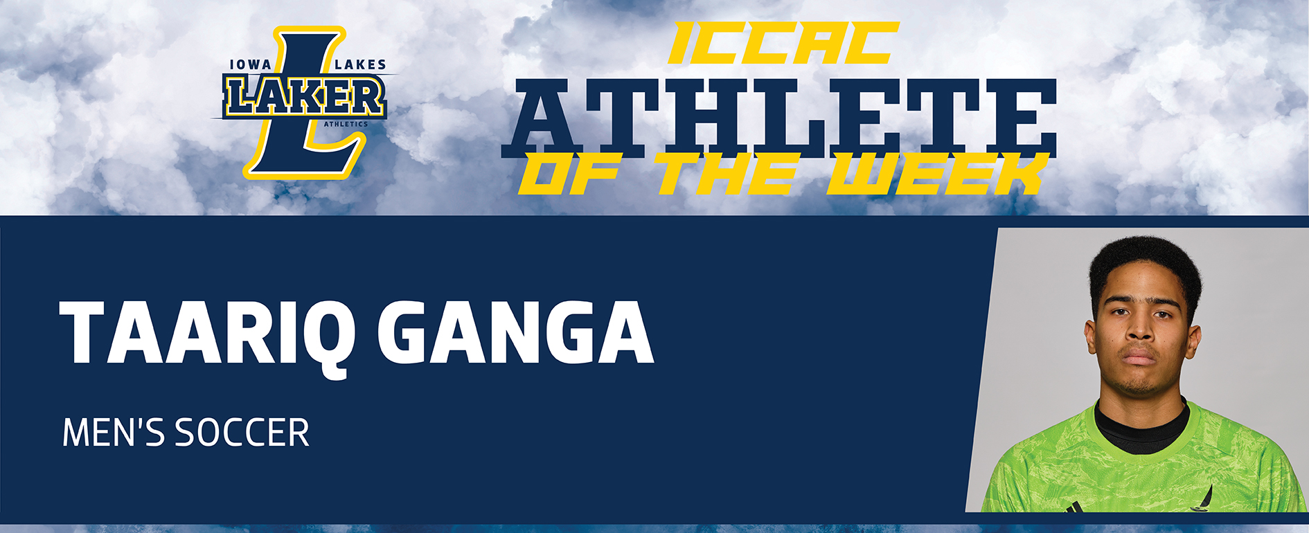 Ganga Named ICCAC Goalkeeper Of The Week