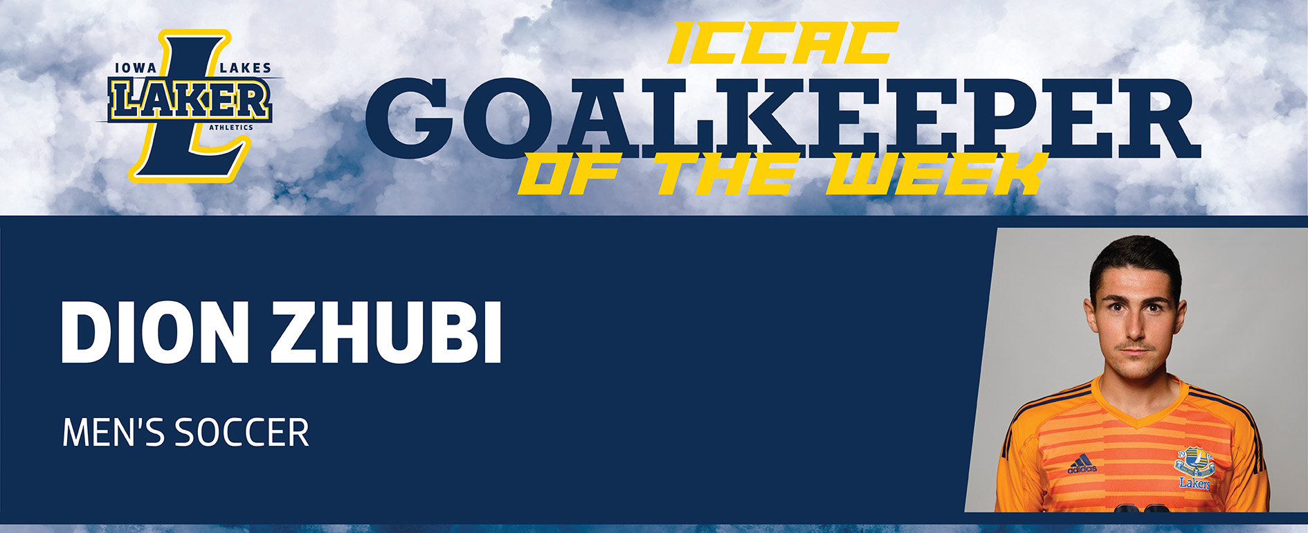 DION ZHUBI NAMED ICCAC GOALKEEPER OF THE WEEK