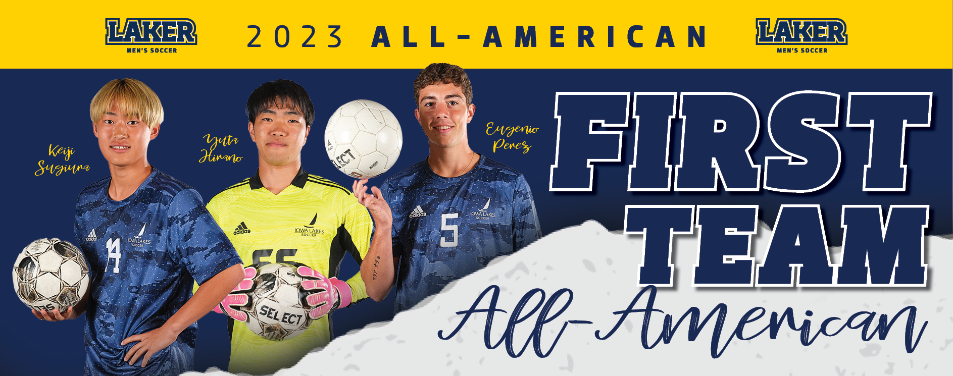 Perez, Hirano, and Sugiura Named 2023 First Team All-American