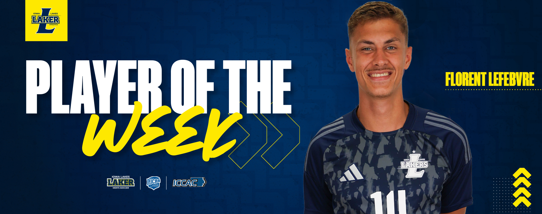 Florent Lefebvre Earns ICCAC Athlete of the Week Honors