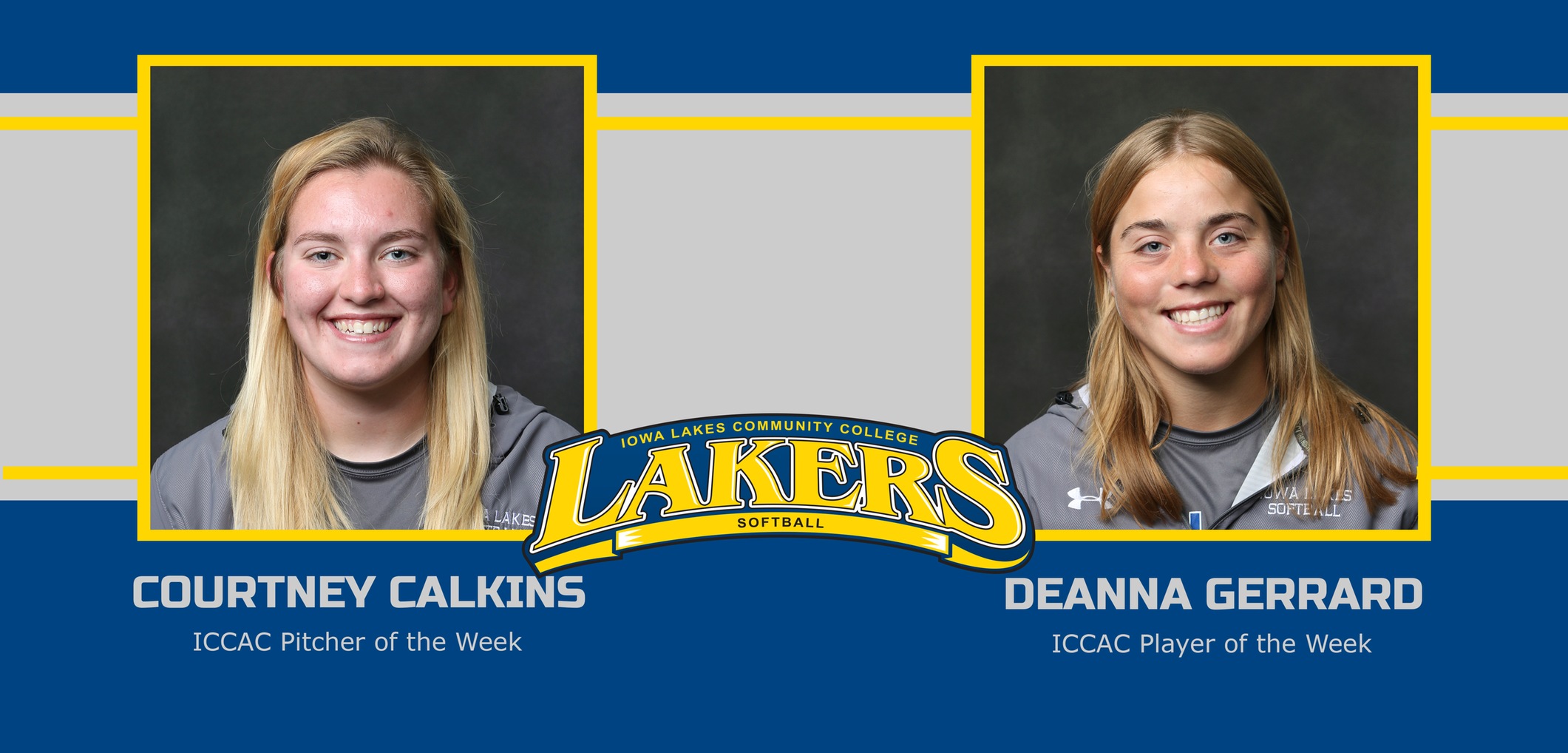 Laker Softball Sweeps ICCAC Athletes of the Week