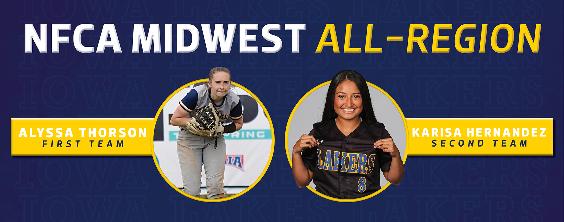 Hernandez and Thorson Named to NFCA All-Region Teams
