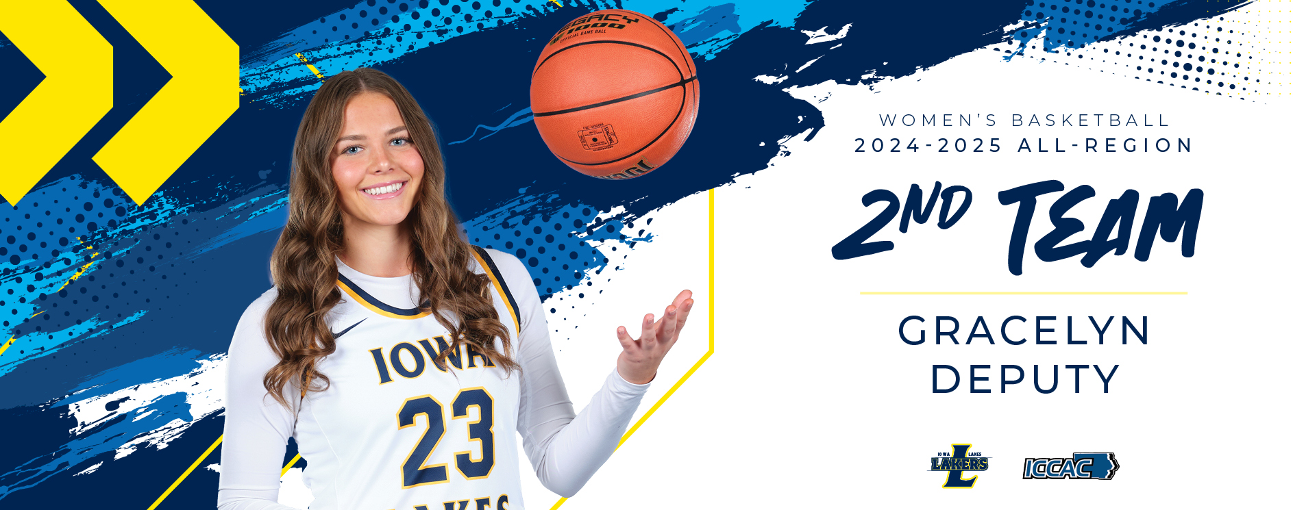 Iowa Lakes Women&rsquo;s Basketball Gracelyn Deputy Named to the ICCAC Division II Women&rsquo;s Basketball All-Region Team