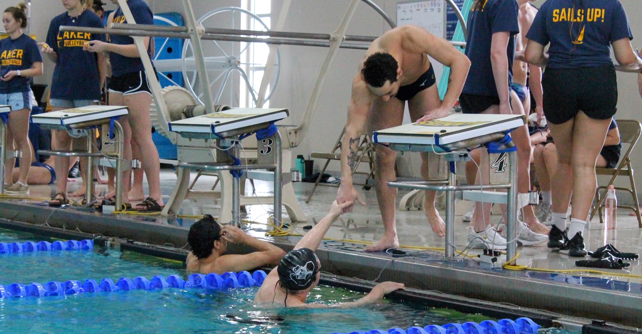 Lakers Break Two Records in Last Home Meet of the Season